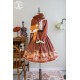 Miss Point Chubby Fox In The Forest Chest Embroidered Petal Collar One Piece(2nd Reservation/Full Payment Without Shipping)